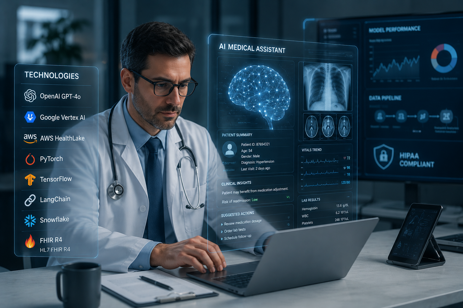 Healthcare AI Technologies We Work With