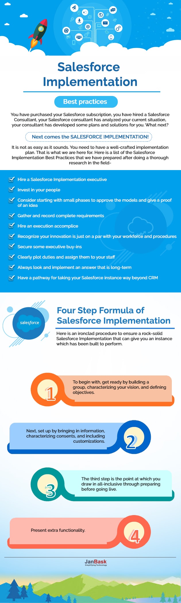 Infographic Salesforce Implementation- Best practices