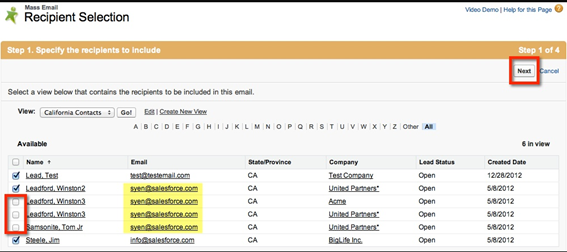 How to Send Mass Emails in Salesforce