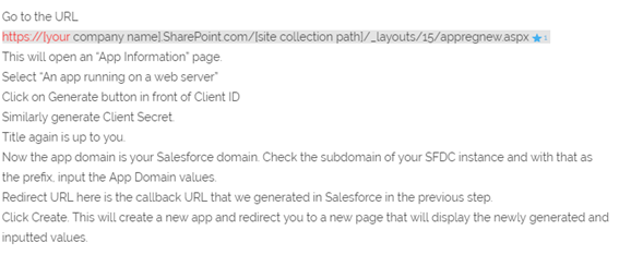 Integrate Salesforce and SharePoint tutorial guide