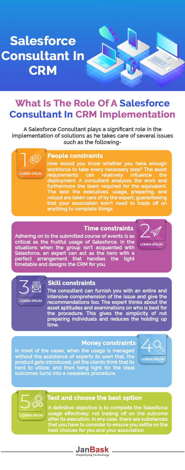 Infographic What Is The Role Of A Salesforce Consultant In CRM Implementation