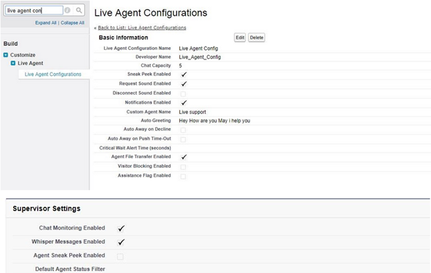  Configuring Live Chat Agents